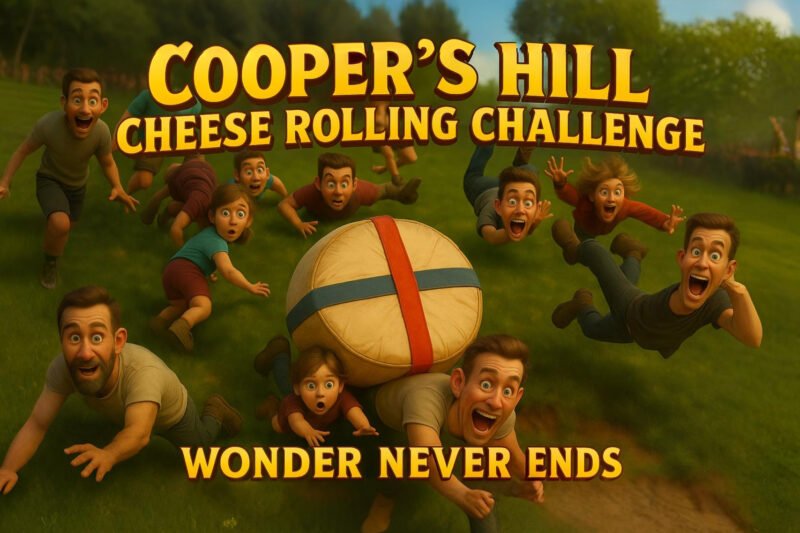 Cooper’s Hill Cheese Rolling Challenge: Britain’s 26-Degree Hill Race That Defies Gravity