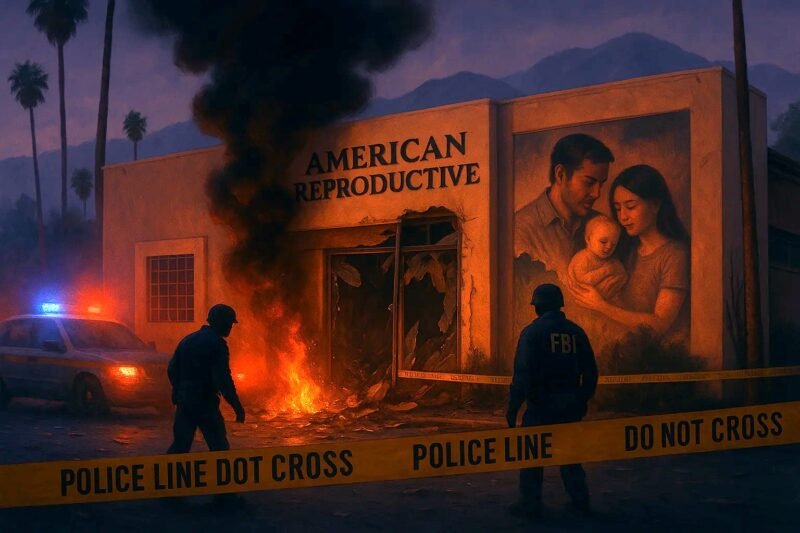 California Fertility Clinic Bombing: 1 Dead, 4 Injured – FBI Links Attack to Anti-Natalist Ideology