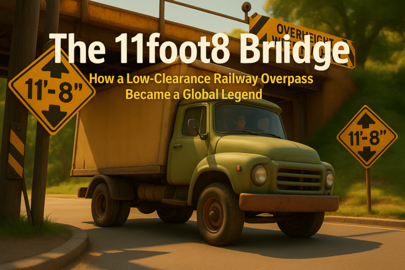 The 11foot8 Bridge: How a Low-Clearance Railway Overpass Became a Global Legend