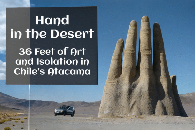 The Hand in the Desert: 36 Feet of Art and Isolation in Chile’s Atacama