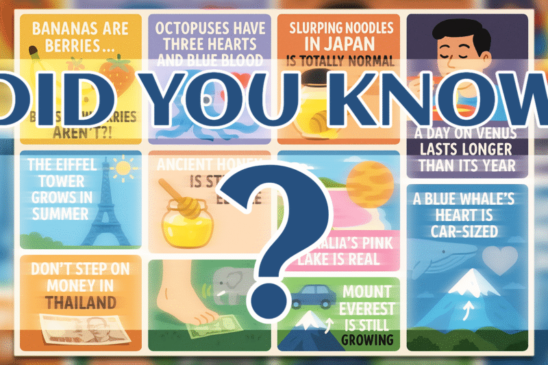 30 Surprising Facts That Sound Fake but Are Totally True