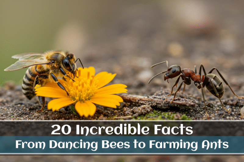 From Dancing Bees to Farming Ants: 20 Facts About Incredible Insect Societies