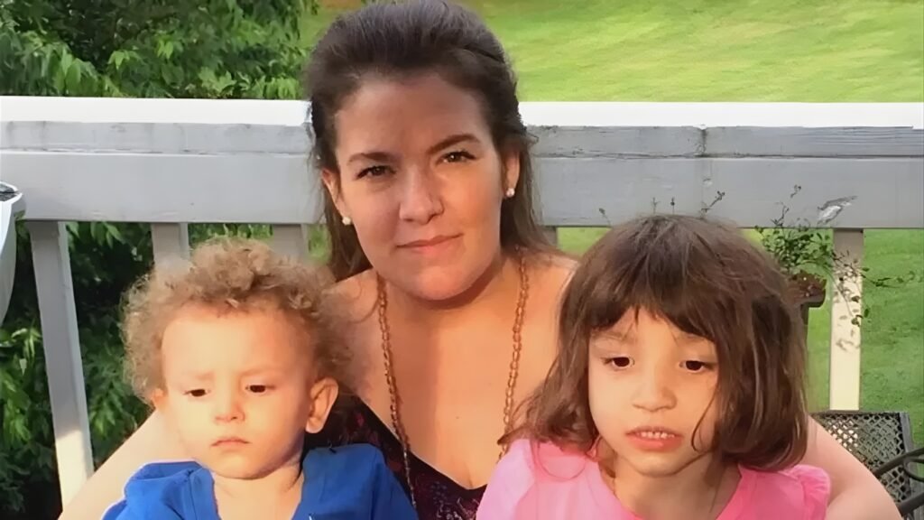 Catherine Hoggle with her children, Sarah and Jacob, a poignant image from one of the cases of Maryland mothers who killed their children.